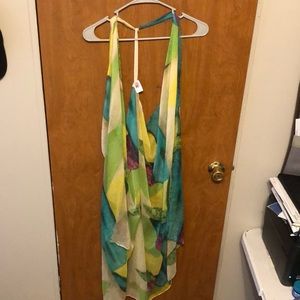 Multicolor sheer vest size OS